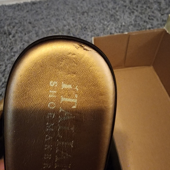 Gold italian shoemaker wedges - Picture 3 of 5